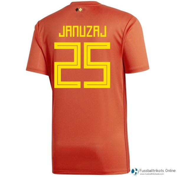 Belgica Trikot Heim Januzaj 2018 Rote Fussballtrikots Günstig